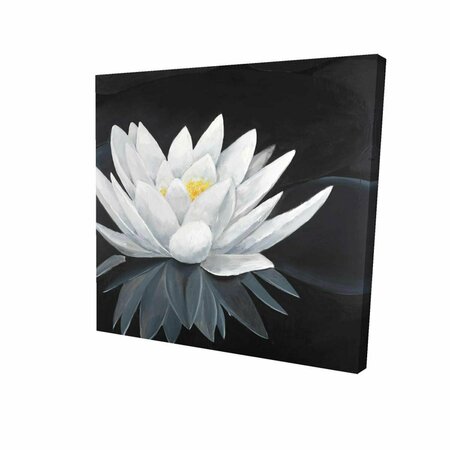 FONDO 16 x 16 in. Lotus Flower with Reflection-Print on Canvas FO2790922